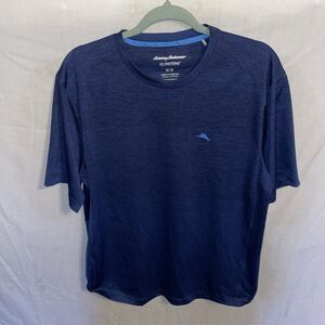 Tommy Bahama Island Zone Men’s Sport Casual Shirt Size Medium Blue Beach Cruise